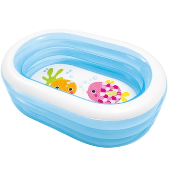 Piscina gonflabila Intex - My sea friends, 163 x 107 x 46 cm Piscina gonflabila Intex - My sea friends, 163 x 107 x 46 cm