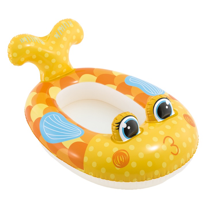 Intex Felfújható matrac , 117 x 76 cm, sárga