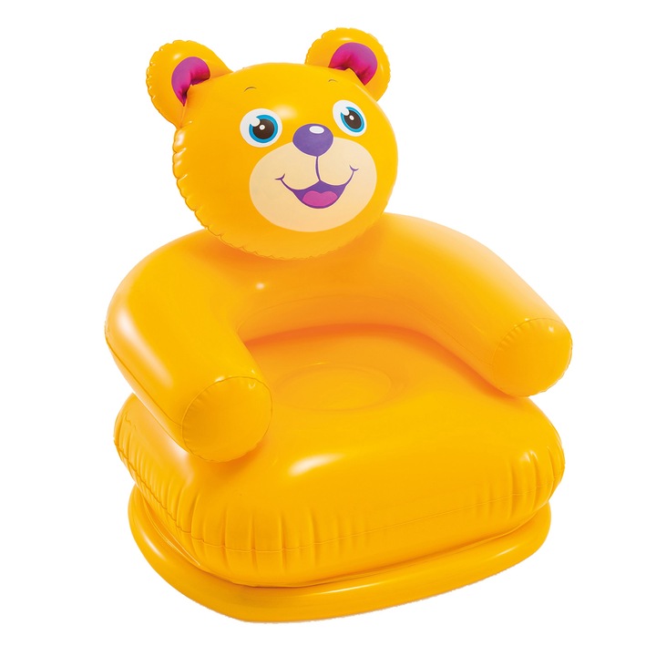 Надуваем стол Intex - Happy animal, Жълт