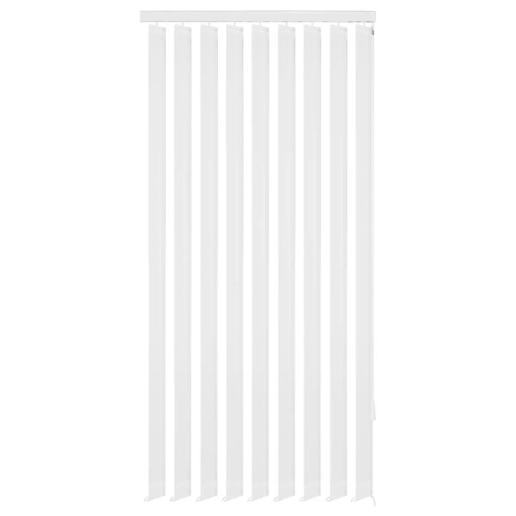 Jaluzea verticala pentru fereastra, vidaXL, Tesatura, 150 x 250 cm, Alb