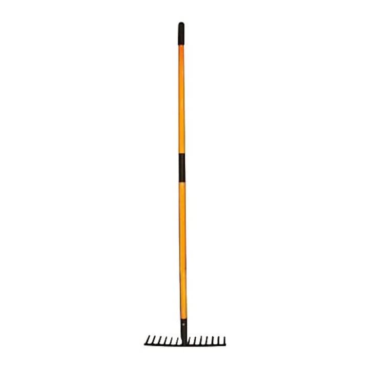 Grebla pentru gradina, coada fibra de sticla, 14 dinti, 150 cm