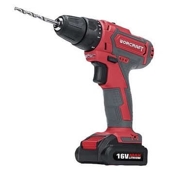 Masina gaurit / insurubat (bormasina) surubelnita electrica cu acumulator 1.5Ah 16V - WORCRAFT Masina gaurit / insurubat (bormasina) surubelnita electrica cu acumulator 1.5Ah 16V - WORCRAFT
