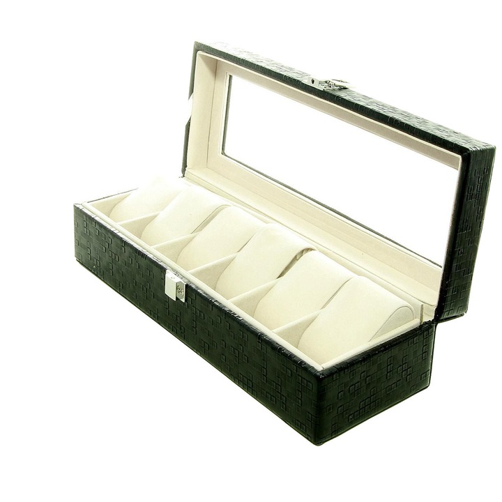 Oratarto doboz, 6 rekeszes, mubor, Cadouridiversitydwqf, 6, Fekete