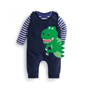 Set Salopeta Dino Jojo Maman Bebe Set Salopeta Dino Jojo Maman Bebe