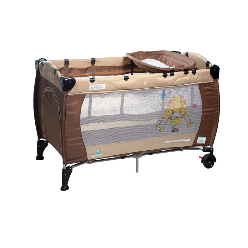 Patut pliabil pentru baieti Caretero MEDIO PPCM1-C, Multicolor