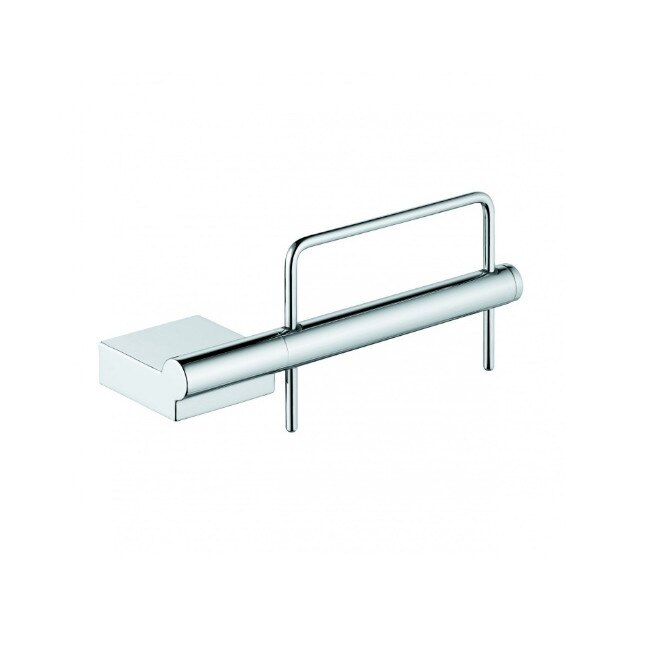 Suport pentru hartie igienica, Kludi, fara clapeta, cromat, 12 x 7 x 23 cm