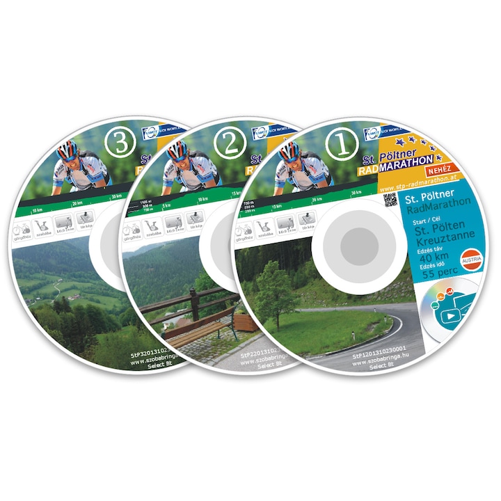 Full HD Film sorozat "St. Pöltner Radmarathon - Ausztria" otthoni vagy edzőtermi edzéshez: Spinning / Szobakerékpár / Edzőgörgő / Futópad