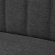 vidaXL Диван, тапицерия от плат, 117x55,5x77 см, тъмно сиво