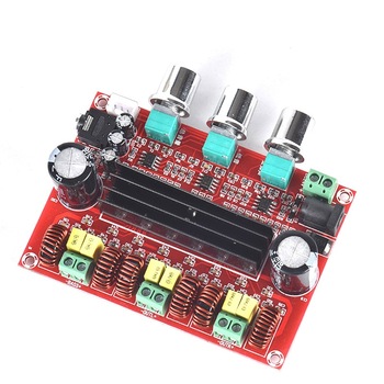 Amplificator 2.1 cu corector de ton 2 X 50 W + 100W Amplificator 2.1 cu corector de ton 2 X 50 W + 100W