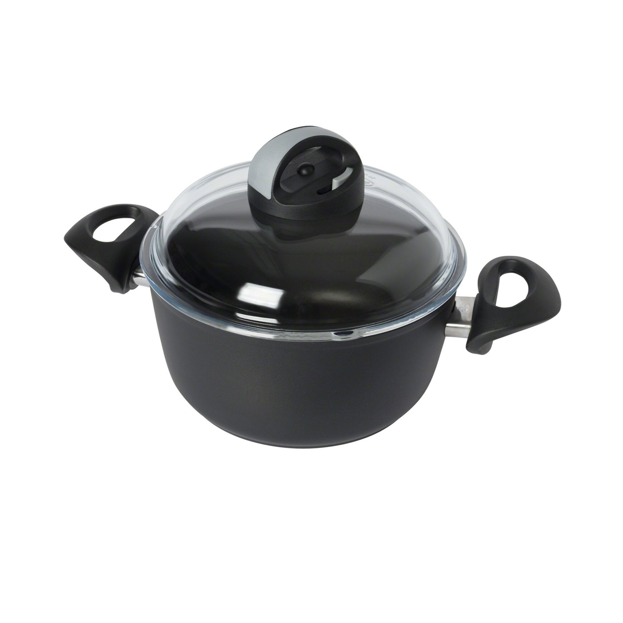 Cratita aluminiu, cu capac, 24 cm 