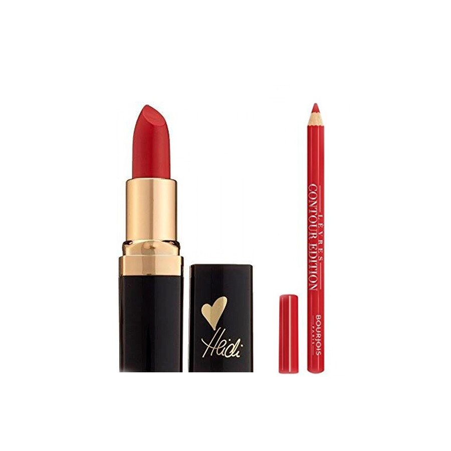 Pachet Promo Bourjois Lip Liner N:06 Tout Rouge & Astor Color Last VIP Heidi Collection N:06 Sexy