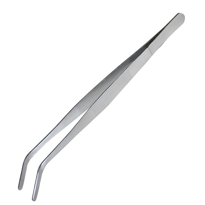 Penseta bucatar cu varf curbat 25cm