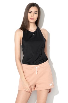 Nike, Top slim fit de plasa, pentru fitness Pro, Negru Nike, Top slim fit de plasa, pentru fitness Pro, Negru