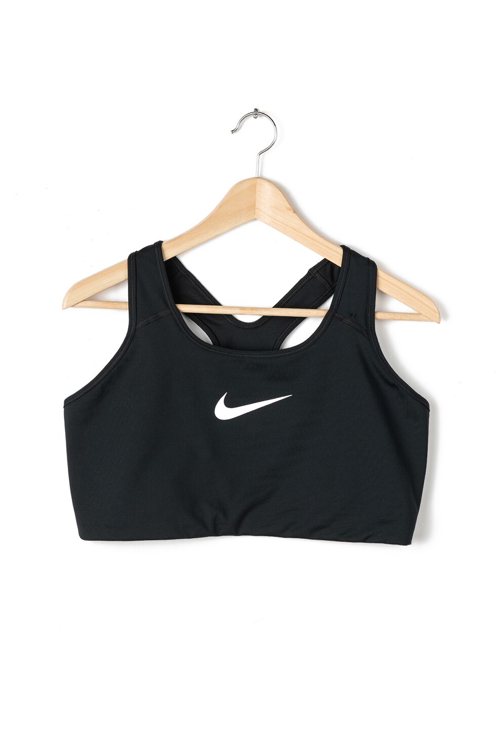 Nike, Sutien pentru fitness Swoosh Dri-Fit Plus Size, Negru, 3XL