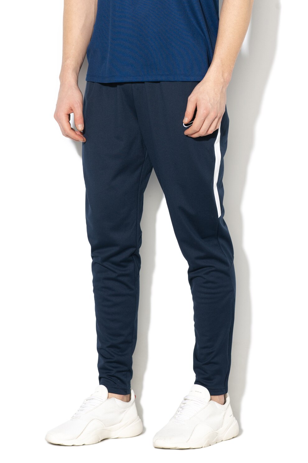 Nike, Pantaloni cu Dri Fit pentru fotbal Academy, Albastru marin