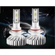 Комплект крушки за кола H1 LED CANBUS, F2, LED фар, ZES поколение 2 лещи, 6000 lm, 50W, без грешка на изгоряла крушка