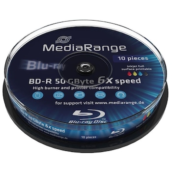 Imagini MEDIARANGE MEDIARANGE BD-R-50GB 6X - Compara Preturi | 3CHEAPS