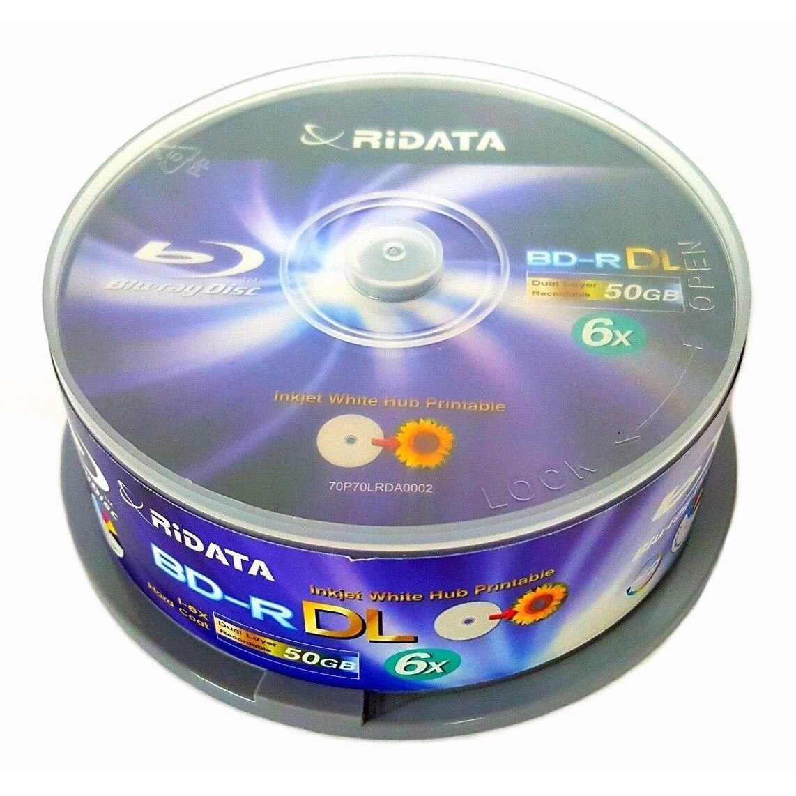 Blu-Ray RiDATA BD-R 50Gb 4X - 15 buc. in ax
