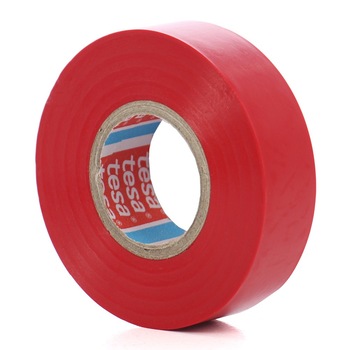 Banda izolatoare Tesa ignifuga, 20 m x 19 mm, rosie, AN Banda izolatoare Tesa ignifuga, 20 m x 19 mm, rosie, AN