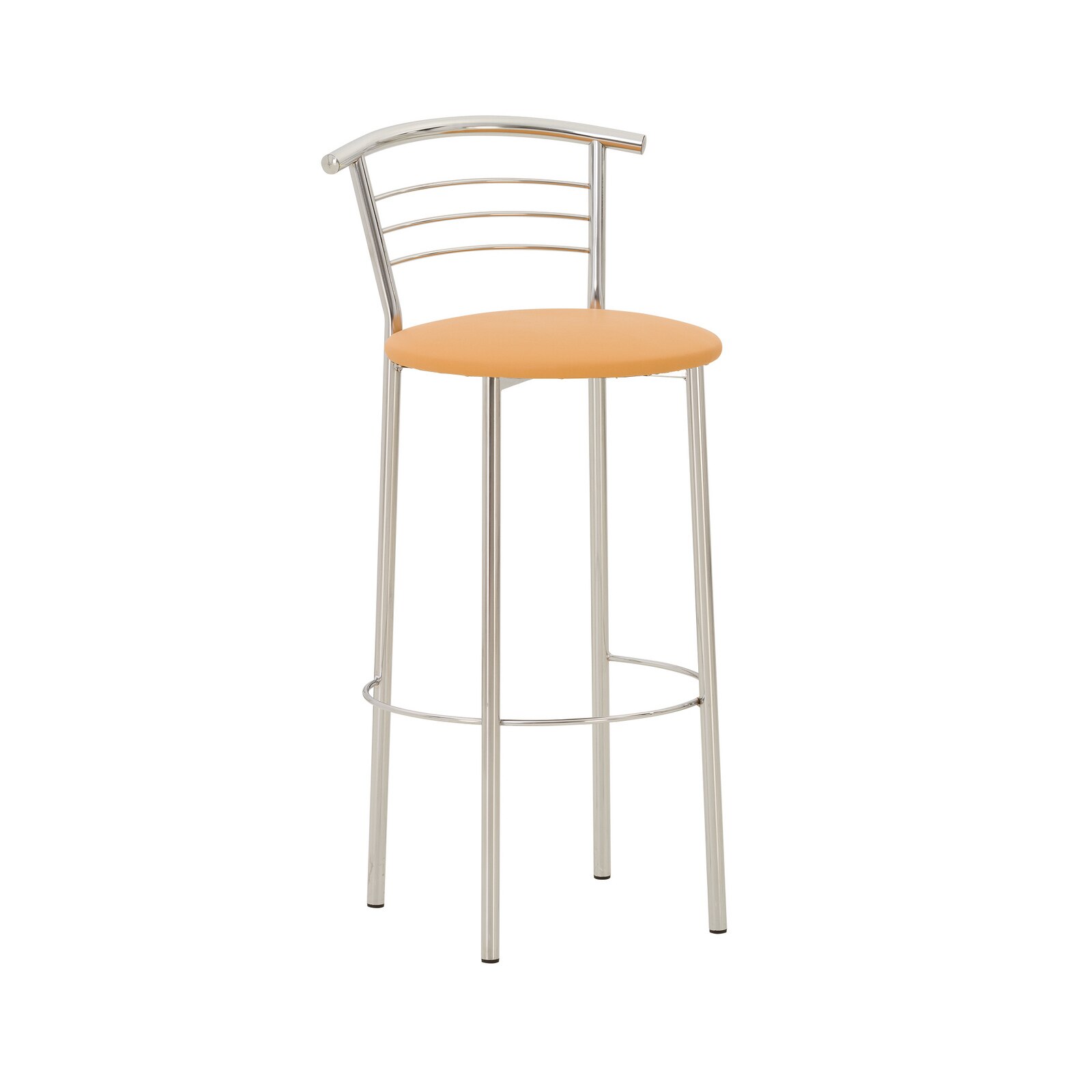 Scaun de bar MARCO Hoker, Ocru piele ecologica