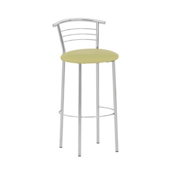 Scaun de bar MARCO Hoker, Oliv piele ecologica Scaun de bar MARCO Hoker, Oliv piele ecologica