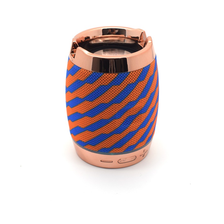 Boxa portabila F18, 400mAh, portocaliu albastru, Bluetooth 4.2