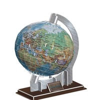 Puzzle 3D Globul Pamantesc ,pentru copii , ATS, cu 71 de piese