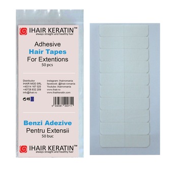 Benzi adezive pentru extensii, 50 bucati in set, 4cm x 1cm Benzi adezive pentru extensii, 50 bucati in set, 4cm x 1cm