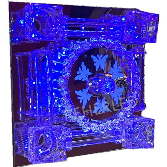 Lustra 8218/400, multicolora, telecomanda, 4*e27 dulie ceramica, leduri multicolor