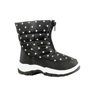 Cizme impermeabile imblanite Apres Ski - White Stars, Marimea 25