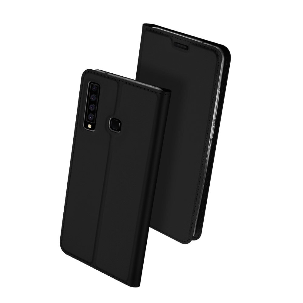Husa Samsung Galaxy A9 (2018) - DUX DUCIS, Piele, tip Cover, Neagra