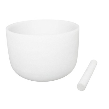 Bol cantator din cristal - alb , 20cm Bol cantator din cristal - alb , 20cm