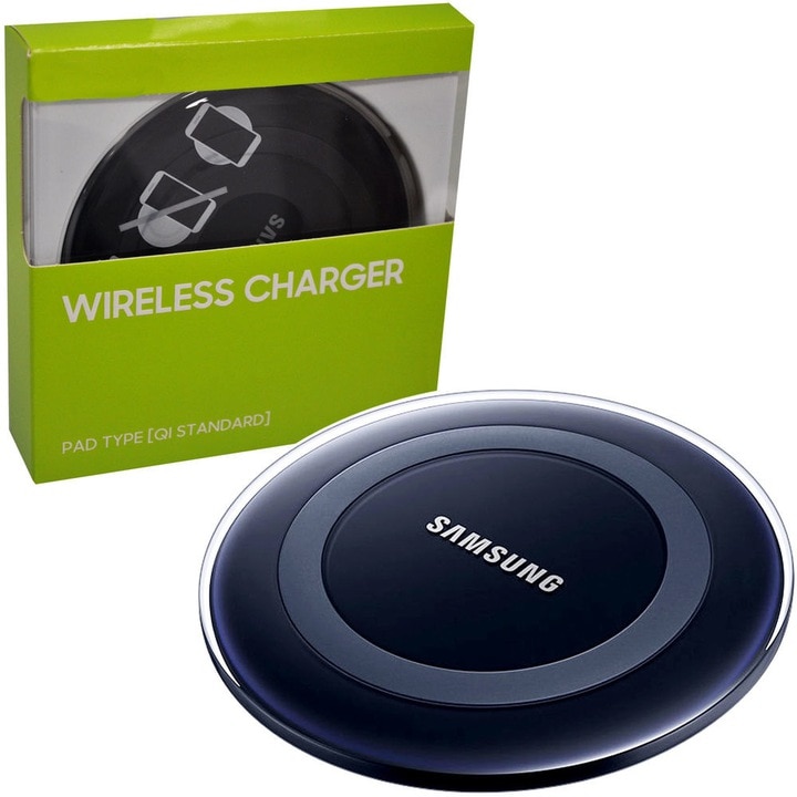 Incarcator cu inductie wireless QI, micro USB, Universal, Negru