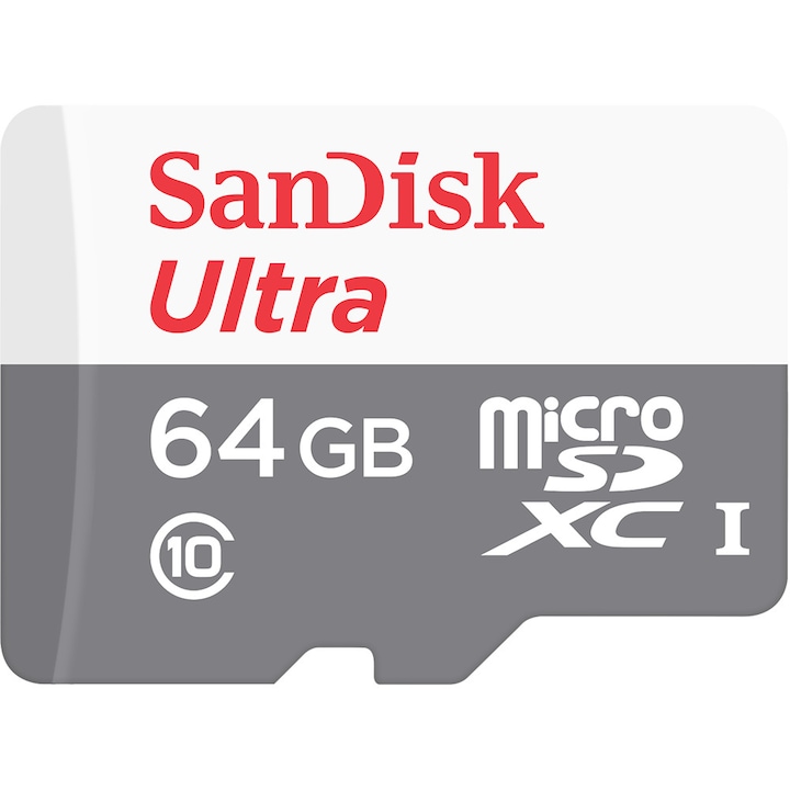 Карта памет SanDisk Micro SD Ultra, 64GB, Class 10, UHS-I, 533x, 80 MB/s