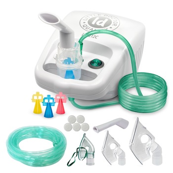 Aparat aerosoli Little Doctor LD-212C Pro, 3 masti, 3 dispensere, furtun 6 m, nebulizator cu compresor, alb Aparat aerosoli Little Doctor LD-212C Pro, 3 masti, 3 dispensere, furtun 6 m, nebulizator cu compresor, alb