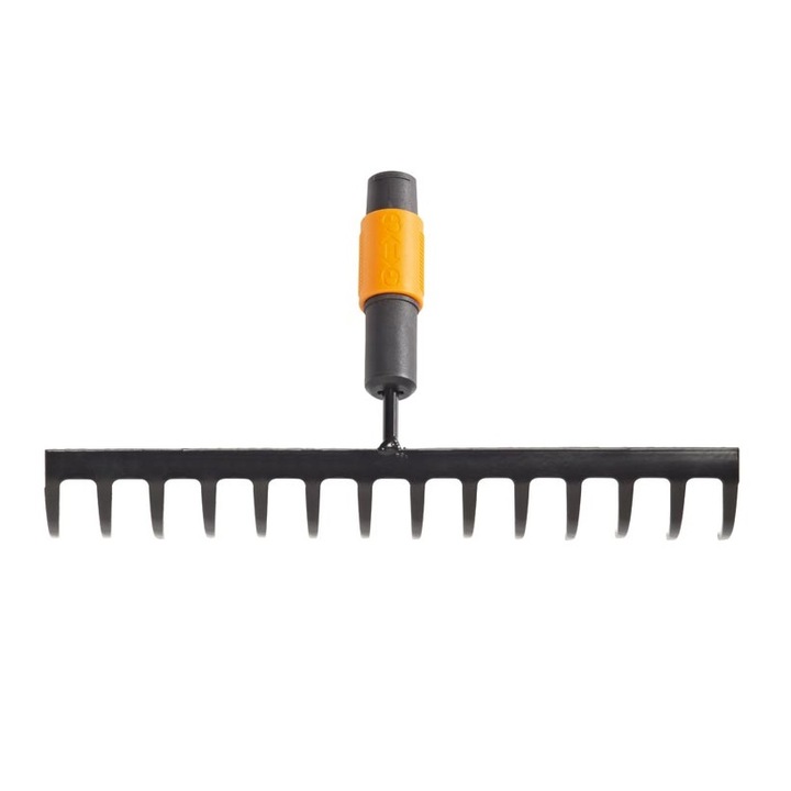 Cap de grebla, Fiskars, Cu 14 dinti, Negru