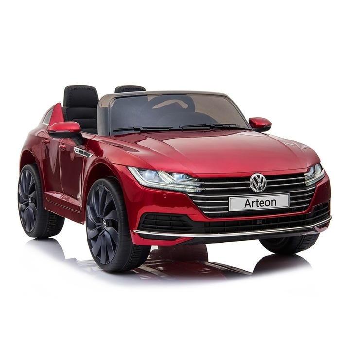 Volkswagen Arteon 12V Elektromos kisautó, lakkozott bordó , kulcsos indulással, nyitható ajtókkal, EVA kerekekkel,2,4 GHz szülői távirányítóval 3614