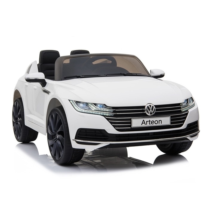 Volkswagen Arteon 12V Elektromos kisautó fehér, kulcsos indulással, nyitható ajtókkal, EVA kerekekkel,2,4 GHz szülői távirányítóval 3610