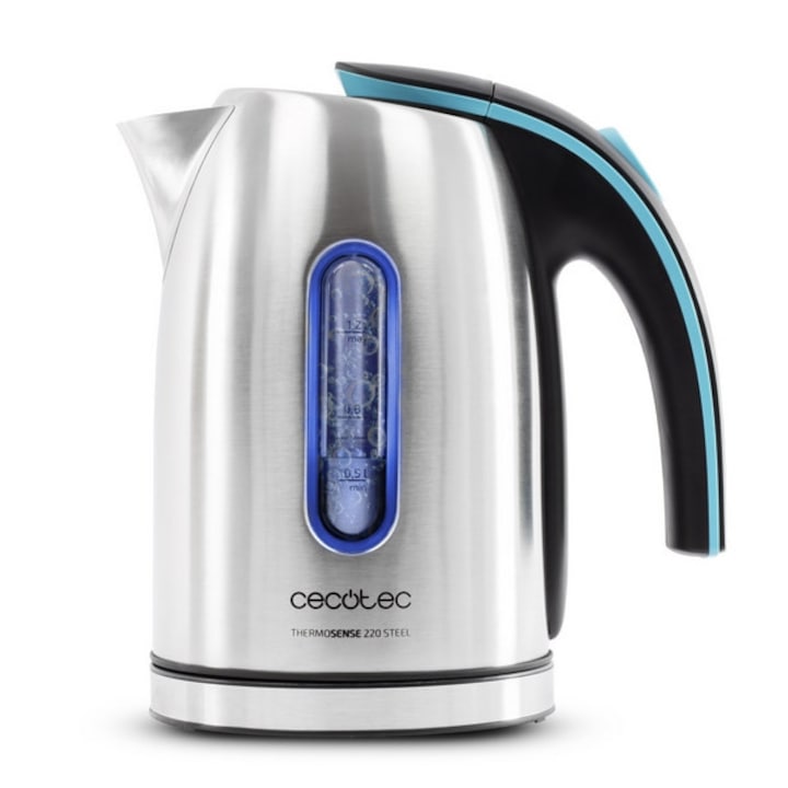 Fierbator 800 ml, 600 W, negru, cu functie de oprire automata