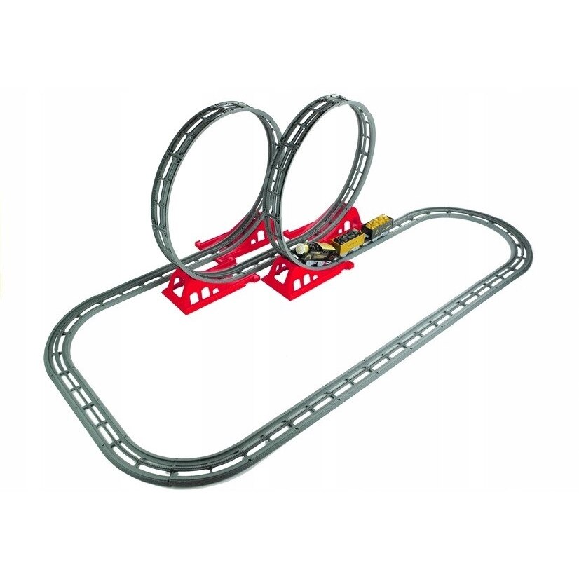 Pista de tren Malipen cu bucle, 136 cm
