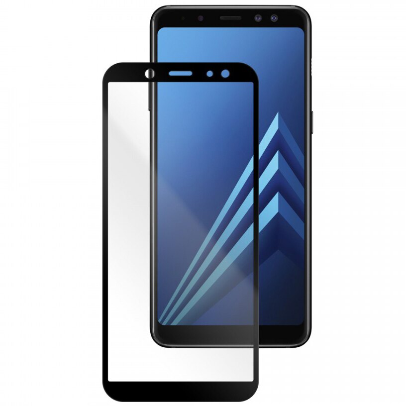 Folie de protectie Vetter GO Tempered Glass pentru Samsung Galaxy A8 (2018), Full Frame, Black