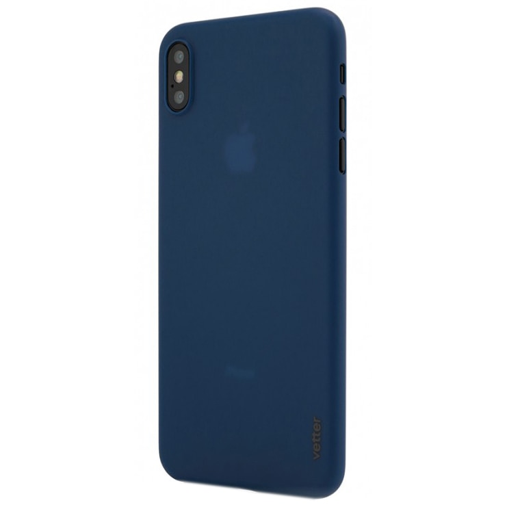 Husa de protectie Vetter Clip-On, Ultra Thin Air Series pentru iPhone XS Max, Blue