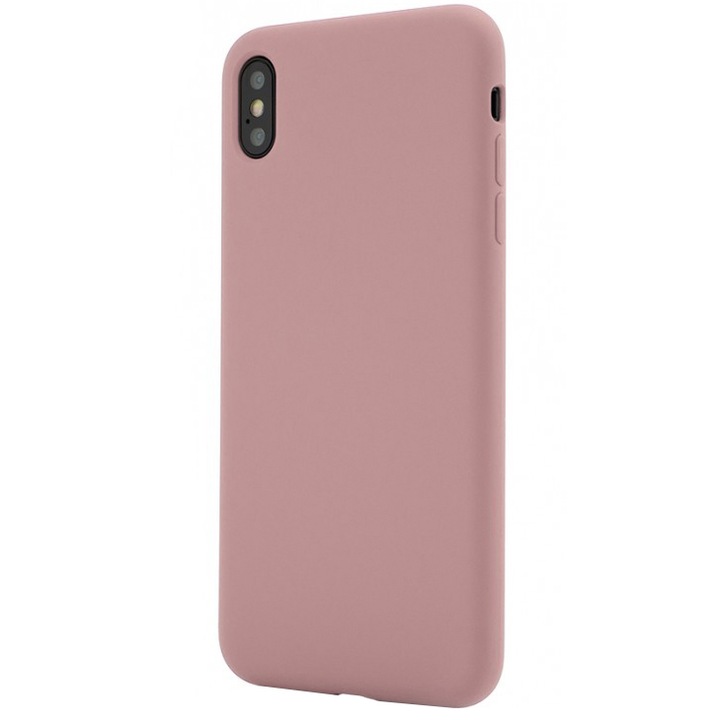 Husa de protectie Vetter Clip-On Soft Touch Silk Series pentru iPhone XS, X, Pink