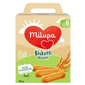 Biscuiti Milupa Bisckotti Milupa, 180 g, de la 6 luni Biscuiti Milupa Bisckotti Milupa, 180 g, de la 6 luni