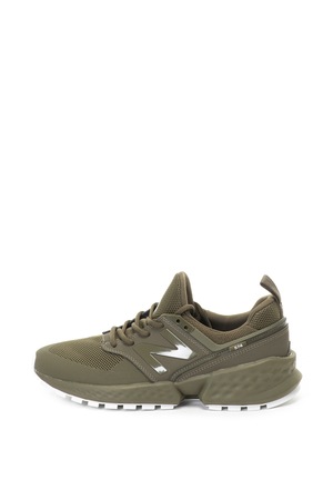 New Balance, Pantofi sport slip-on 574S Version Verde militar