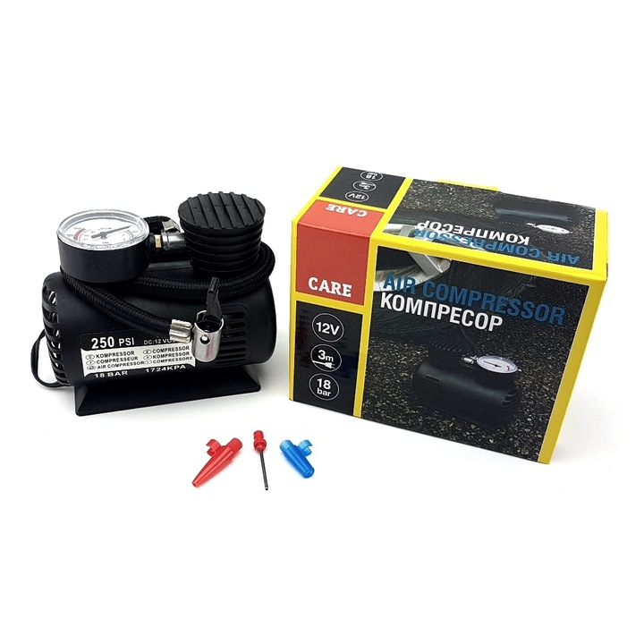 Авто компресор CARE 18bar, 12V