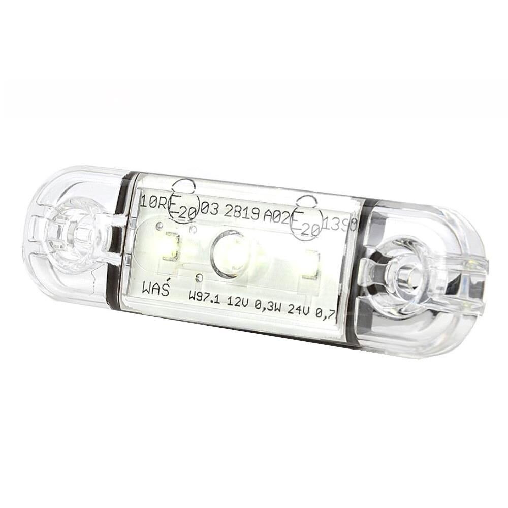 Lampa gabarit 84x24, LED, slim, alba, 12-24V, W97.3 710 Was