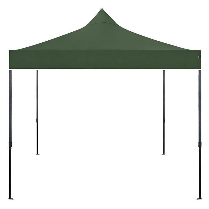 Шатра, Водоустойчив, 3x3 м, Сгъваем, Зелен