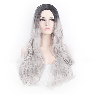 Peruca Baby Grey Oskar Shop, Ombre, 60 cm