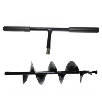 Burghiu manual 300mm,Sapat gauri pamant Burghiu manual 300mm,Sapat gauri pamant